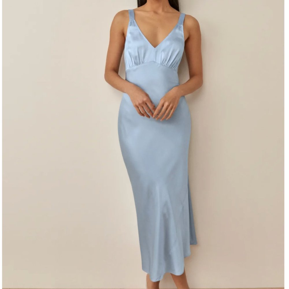 Reformation Daytona Dress Small Mineral